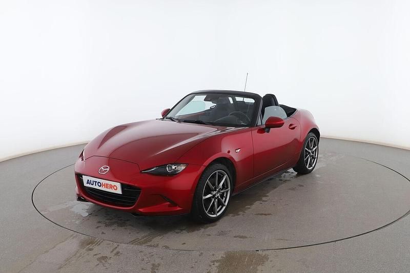 Rojo Usado 2024 Mazda MX5 Exclusive-Line Descapotable | 32.499 € (Precio justo) - Imagen 1/3