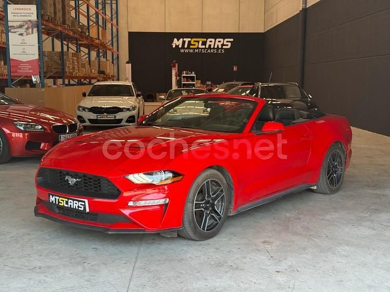 Rojo Usado 2018 Ford Mustang Convertible Descapotable | 32.900 € (Precio justo) - Imagen 1/4