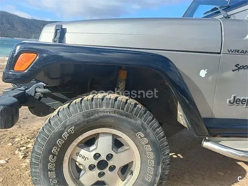 Usado Jeep Wrangler 118 CV (86 kW) 2001 Gris / plata SUV