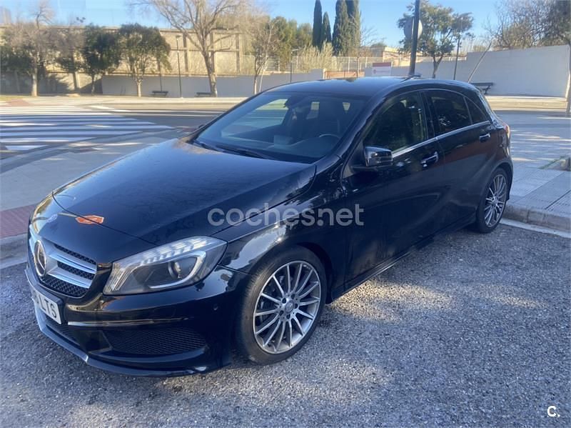 Usado Mercedes A200 AMG line 136 CV (100 kW) 2013 Negro Berlina