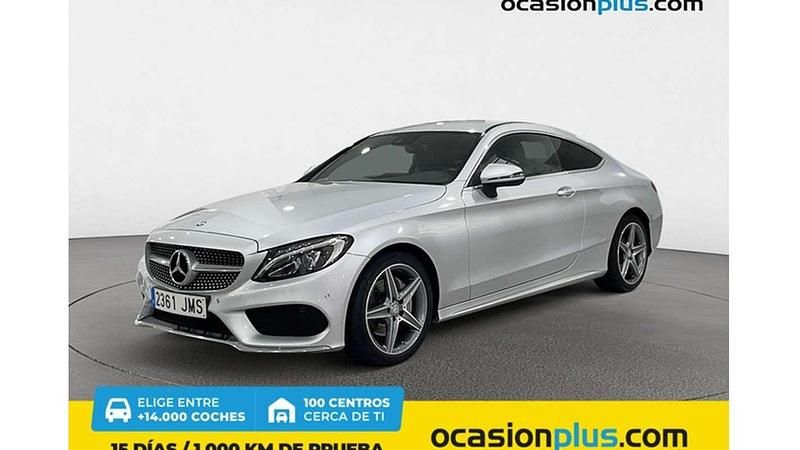 Plateado Usado 2016 Mercedes C220 Coupe | 29.490 € (Precio justo) - Imagen 1/4
