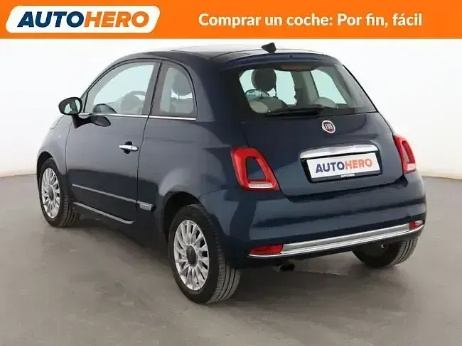Usado Fiat 500 Lounge 85 CV (62 kW) 2019 Azul Utilitario