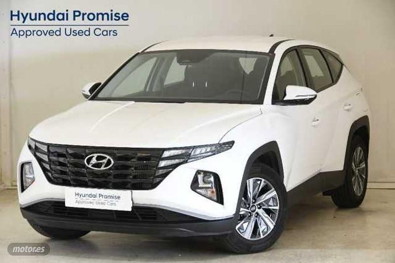 Atlas white Usado 2024 Hyundai Tucson SUV | 24.490 € (Precio justo) - Imagen 1/4