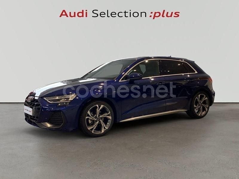 Azul Usado 2024 Audi A3 Sportback S-Line Utilitario | 37.400 € - Imagen 1/4