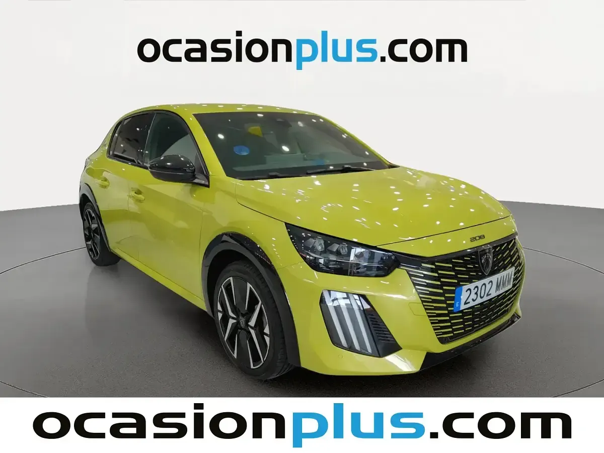 Begagnad Peugeot e-208 GTi 114 kW (156 HK) 2023 Gul Halvkombi