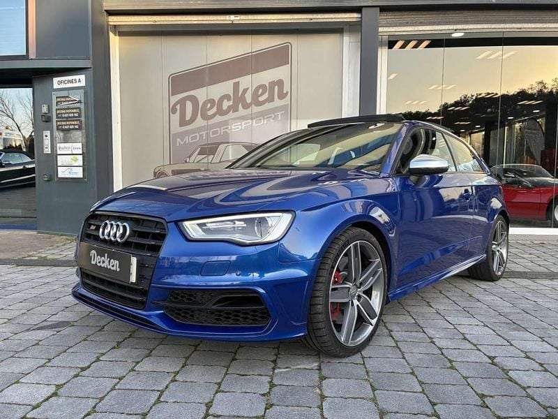 Usado Audi S3 Sportback S-Line 300 CV (220 kW) 2015 Azul Utilitario