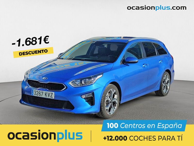 Azul Usado 2019 Kia Ceed Familiar | 16.900 € (Un poco caro) - Imagen 1/4