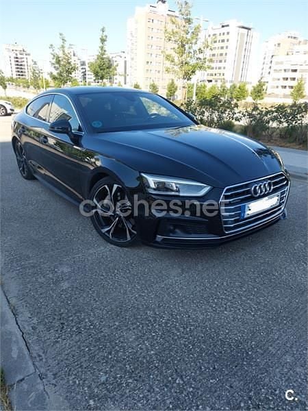 Negro Usado 2018 Audi A5 Sportback Sport Utilitario | 24.000 € (Buen precio) - Imagen 1/4