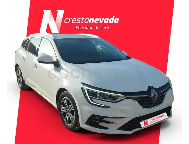 Usado Renault Mégane GrandTour Zen 115 CV (84 kW) 2021 Blanco Familiar