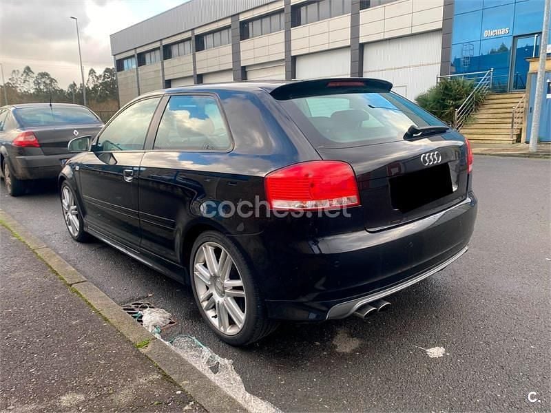 Usado Audi S3 265 CV (194 kW) 2007 Negro Utilitario