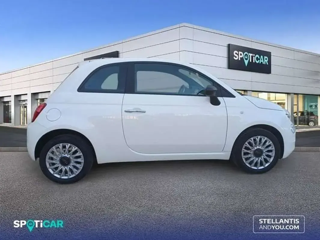 Usado Fiat 500 71 CV (52 kW) 2021 Blanco Berlina