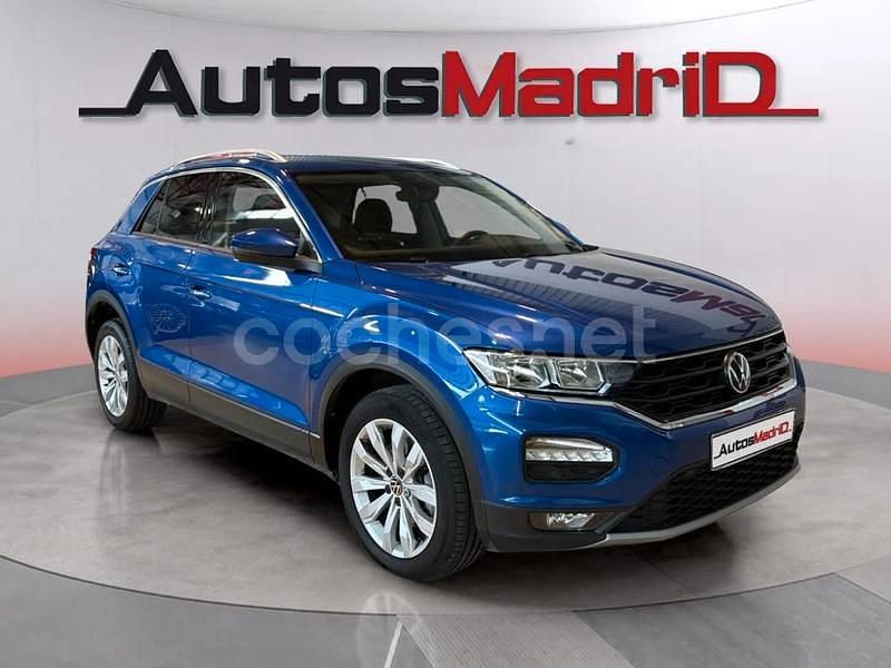 Azul Usado 2021 VW T-Roc Advance SUV | 22.990 € (Precio justo) - Imagen 1/4