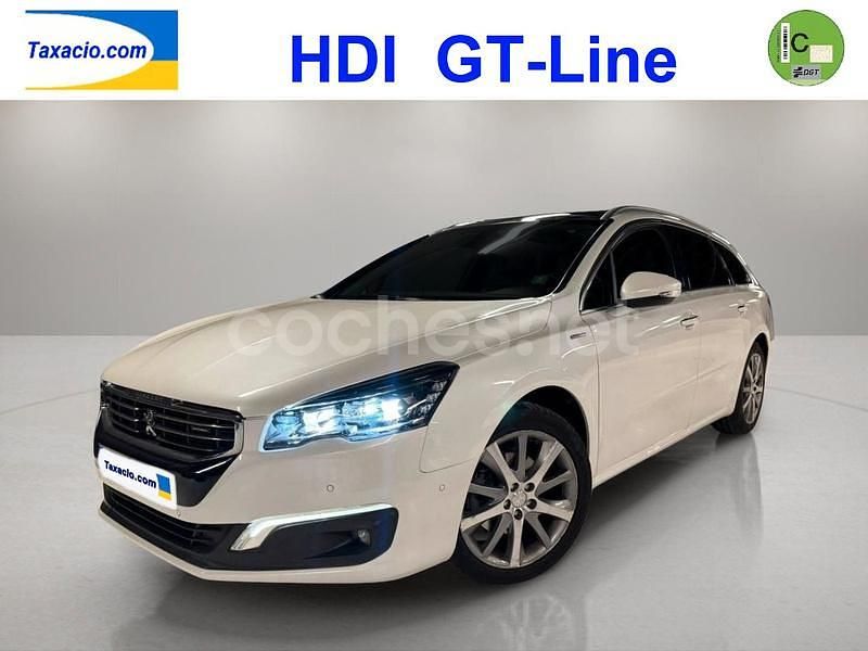 Blanco Usado 2017 Peugeot 508 SW GT-line Familiar | 12.300 € (Precio justo) - Imagen 1/4