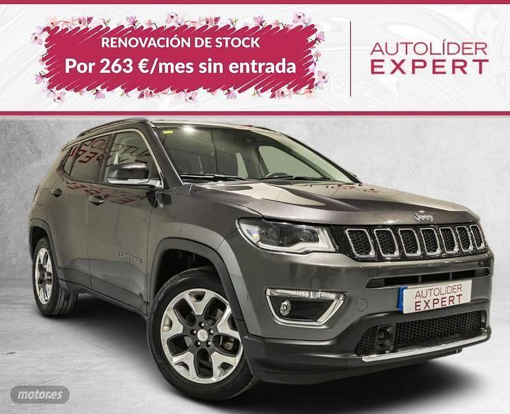 Gris Usado 2018 Jeep Compass Limited SUV | 18.900 € (Caro) - Imagen 1/4