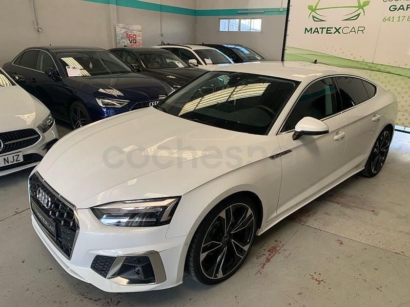 Usado Audi A5 Sportback S-Line 163 CV (119 kW) 2021 Blanco Utilitario