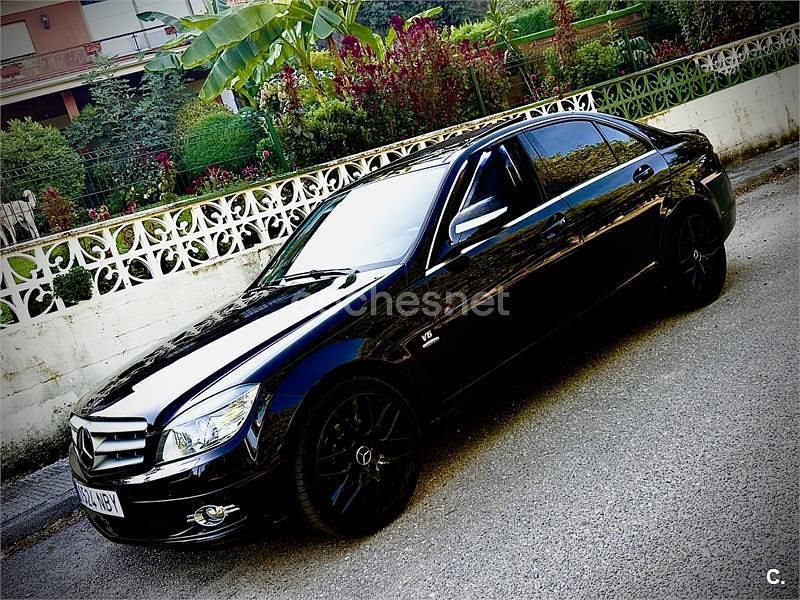 Negro Usado 2008 Mercedes C300 Berlina | 14.200 € - Imagen 1/4