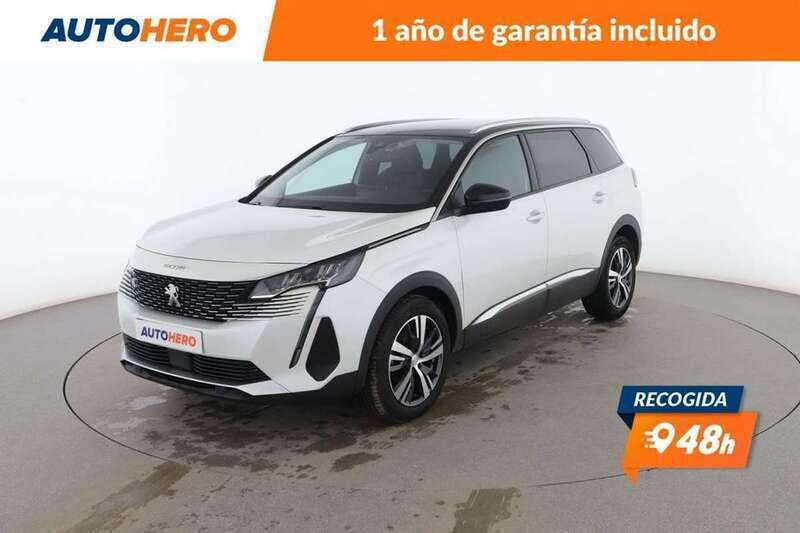 Blanco Usado 2021 Peugeot 5008 Allure Monovolumen | 16.380 € (Buen precio) - Imagen 1/3