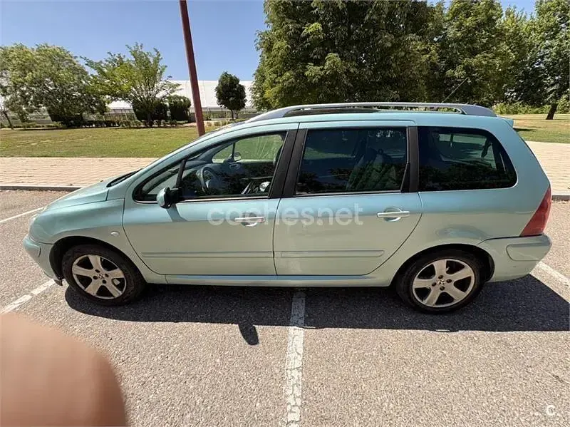 Usado Peugeot 307 110 CV (80 kW) 2002 Azul Familiar