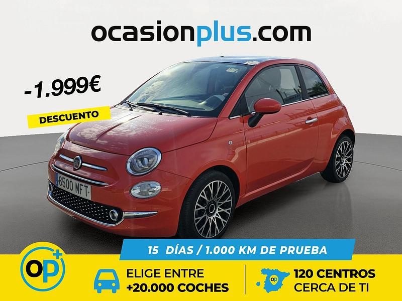 Naranja Usado 2023 Fiat 500 Dolcevita Utilitario | 10.990 € (Precio justo) - Imagen 1/4