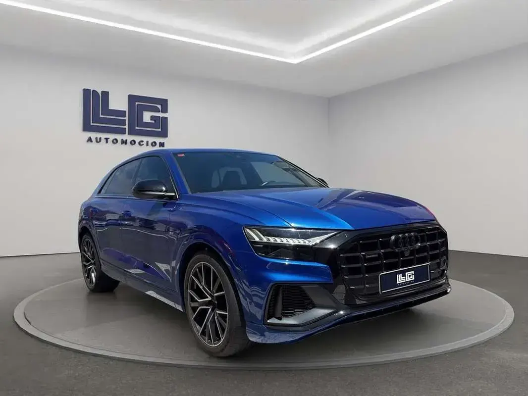 Usado Audi Q8 S-line plus 462 CV (339 kW) 2021 Azul SUV