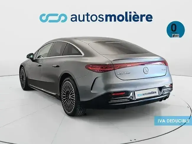 Usado Mercedes EQS580 400 kW (544 CV) 2022 Gris Berlina