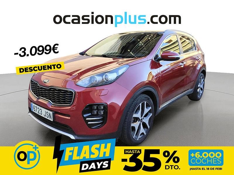 Usado Kia Sportage GT-Line 136 CV (100 kW) 2016 Rojo SUV