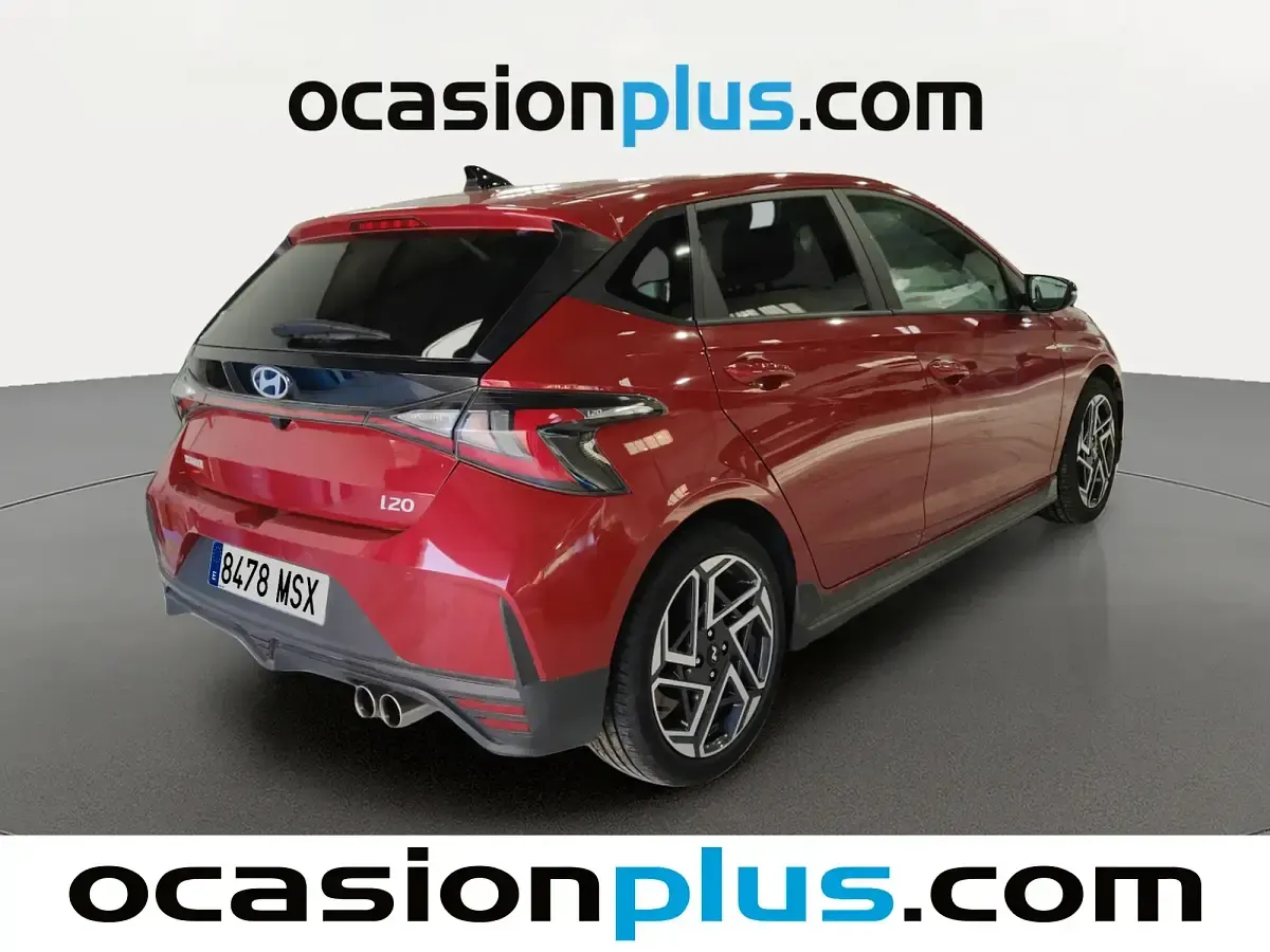 Usado Hyundai i20 N Line 79 CV (58 kW) 2024 Rojo Berlina