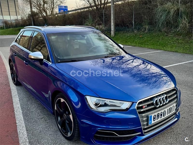 Usado Audi S3 Premium 300 CV (220 kW) 2014 Azul Berlina