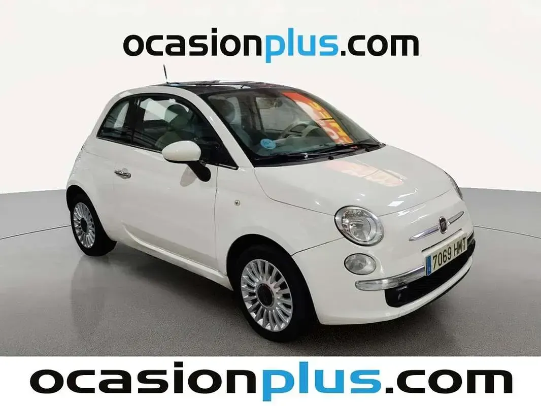 Usado Fiat 500 Lounge 69 CV (50 kW) 2012 Blanco Utilitario