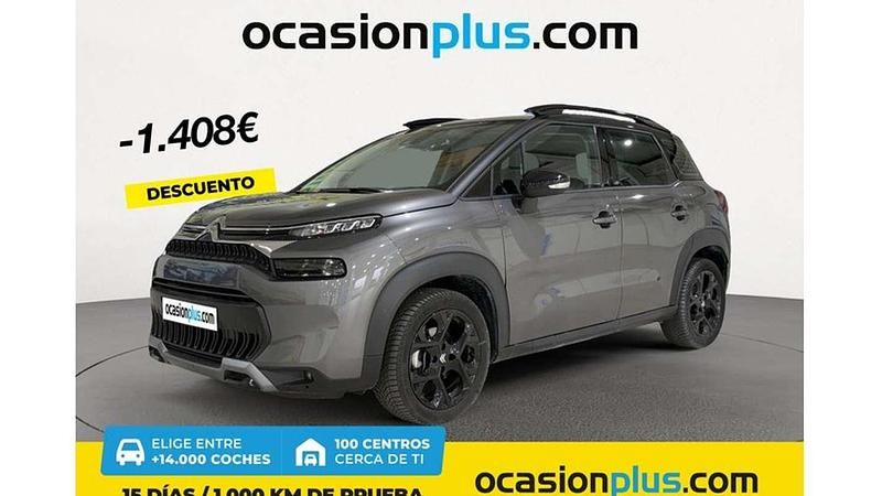 Gris Usado 2024 Citroën C3 Aircross PureTech SUV | 14.082 € (Buen precio) - Imagen 1/4