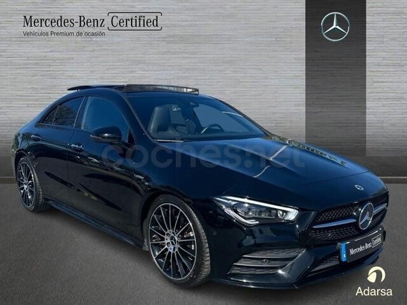Usado Mercedes CLA200 163 CV (119 kW) 2021 Negro noche Berlina