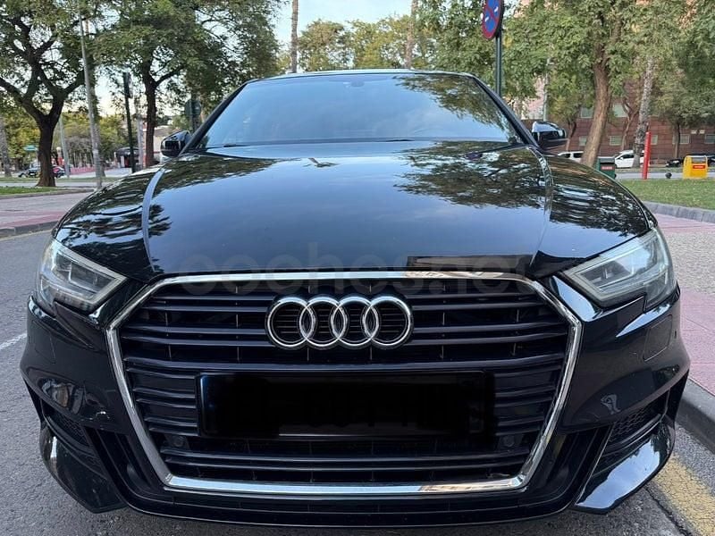 Usado Audi A3 S-Line 150 CV (110 kW) 2018 Negro Berlina