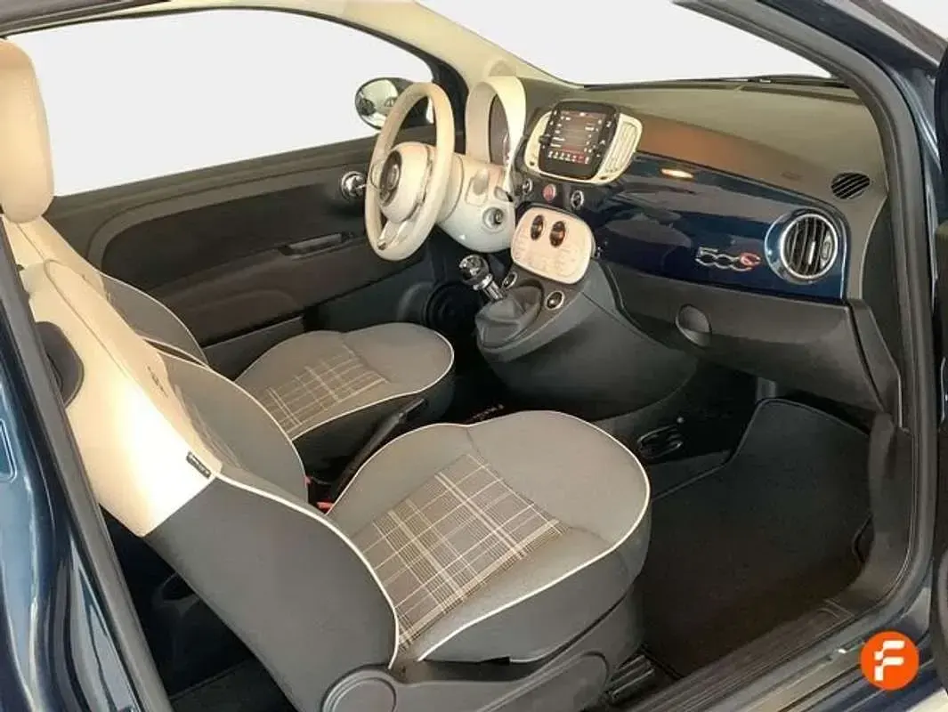 Usado Fiat 500 Connect 71 CV (52 kW) 2020 Azul Descapotable