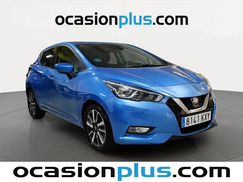 Usado Nissan Micra N-Connecta 90 CV (66 kW) 2019 Azul Utilitario