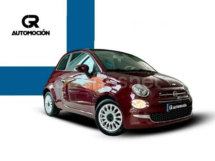 Violeta / lila Usado 2021 Fiat 500 Dolcevita Berlina | 9990 € (Precio justo) - Imagen 1/4