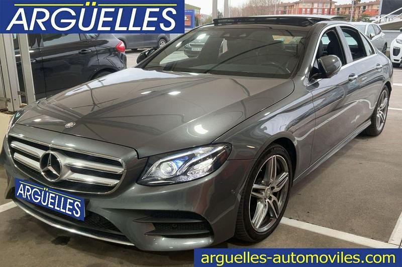 Usado Mercedes E350 AMG line 258 CV (189 kW) 2016 Gris Berlina