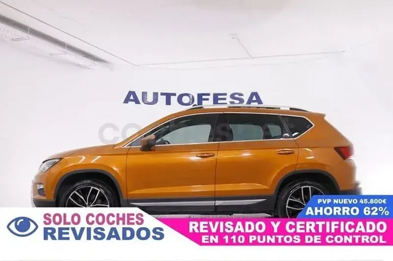 Usado Seat Ateca 190 CV (139 kW) 2017 Naranja SUV
