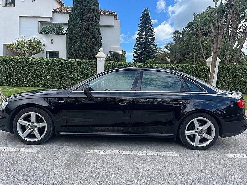 Usado Audi A4 S-Line 177 CV (130 kW) 2015 Negro Berlina