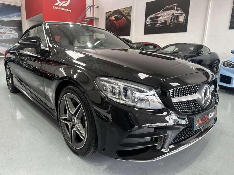 Usado Mercedes C300 258 CV (189 kW) 2019 Negro Descapotable