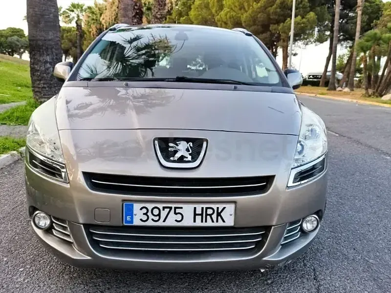 Usado Peugeot 5008 Style 115 CV (84 kW) 2013 Beige Monovolumen