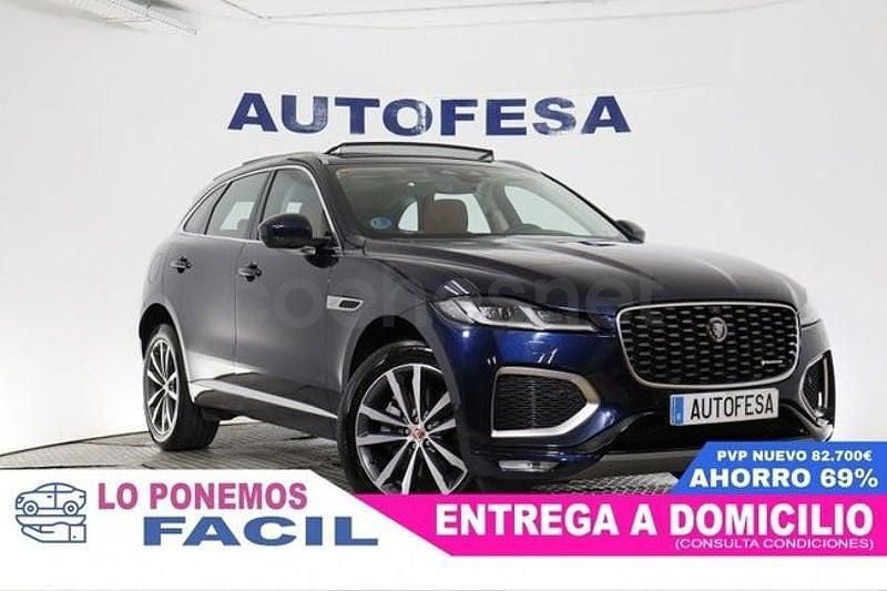 Usado Jaguar F-Pace R-Dynamic 204 CV (150 kW) 2021 Azul SUV