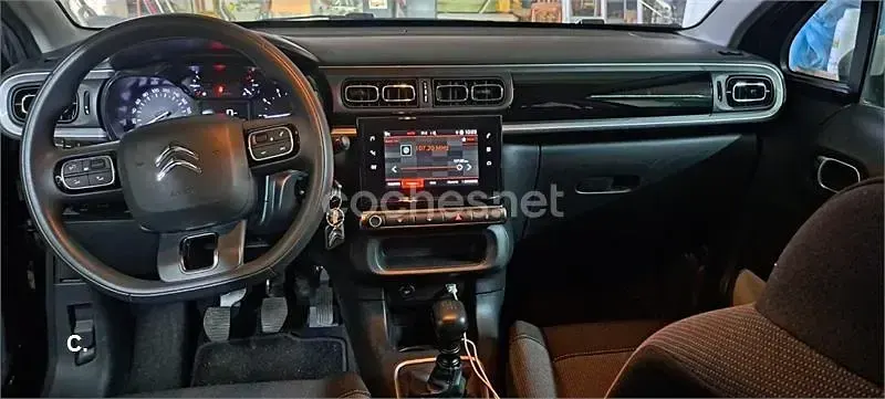 Usado Citroën C3 Feel 102 CV (75 kW) 2022 Negro Utilitario