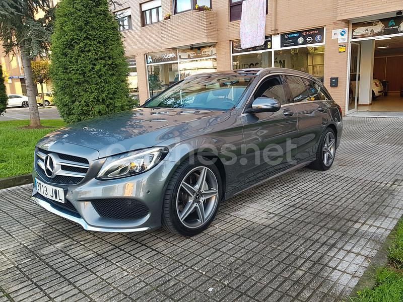 Gris / plata Usado 2017 Mercedes C220 Familiar | 22.500 € (Caro) - Imagen 1/4
