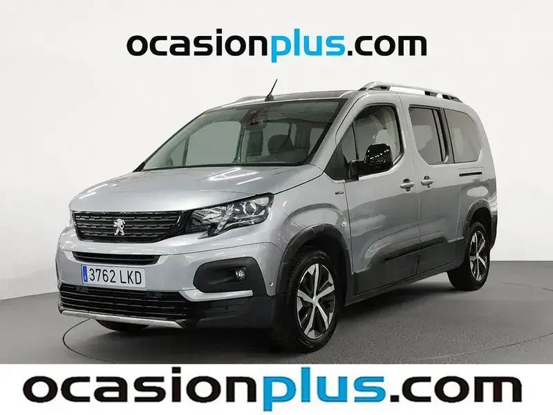 Gris Usado 2020 Peugeot Rifter GT-line Monovolumen | 18.537 € (Precio justo) - Imagen 1/4