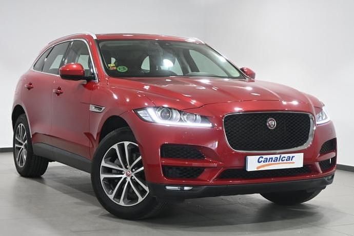 Usado Jaguar F-Pace Prestige 250 CV (183 kW) 2018 Rojo SUV