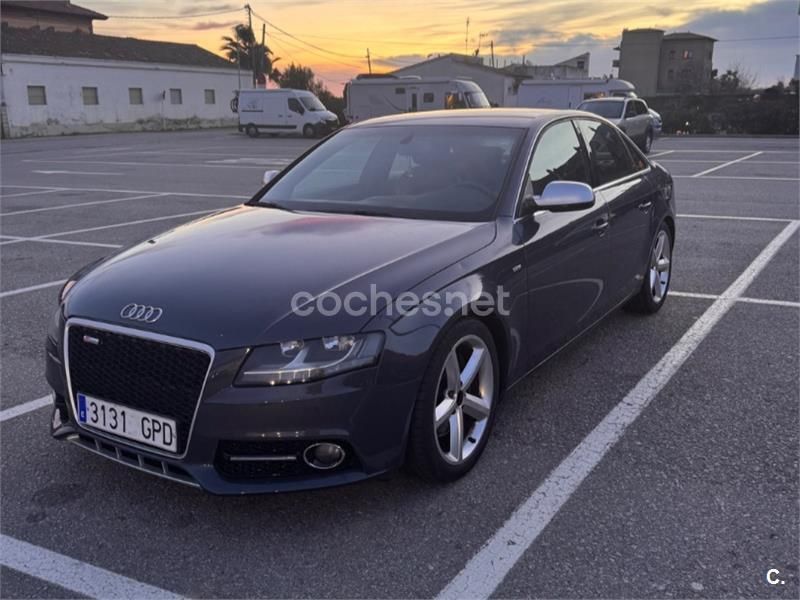 Gris / plata Usado 2009 Audi A4 S-Line Berlina | 11.800 € (Buen precio) - Imagen 1/4