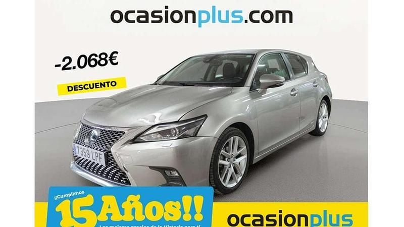 Gris Usado 2021 Lexus CT200h Executive Line Utilitario | 20.682 € (Precio justo) - Imagen 1/4