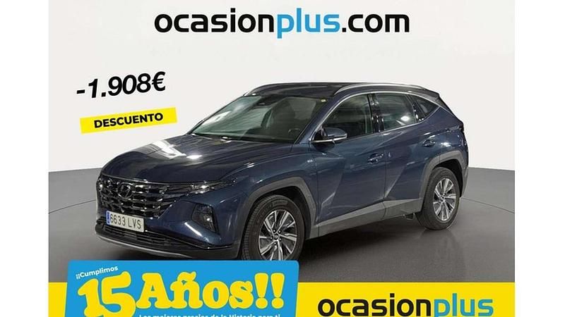 Azul Usado 2021 Hyundai Tucson SUV | 19.082 € (Precio justo) - Imagen 1/4