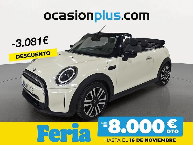 Blanco Usado 2022 Mini Cooper Cabriolet Descapotable | 21.800 € (Precio justo) - Imagen 1/4