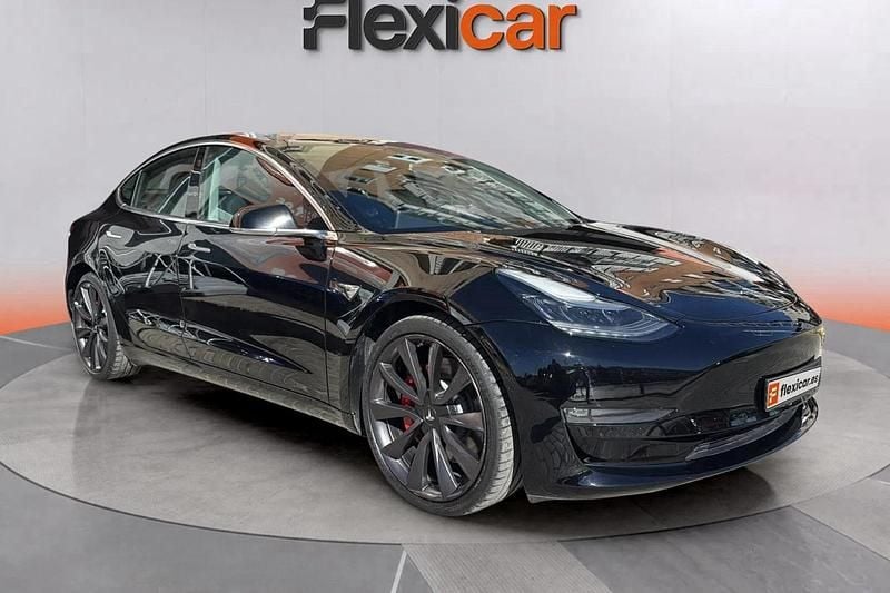 Negro Usado 2020 Tesla Model 3 Performance Berlina | 25.990 € (Buen precio) - Imagen 1/4